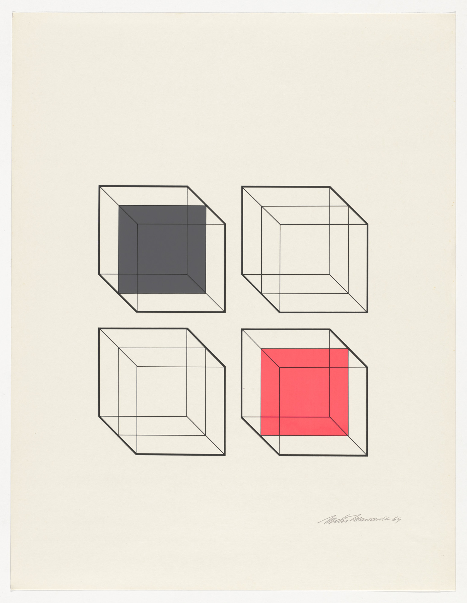 Mateo Manaure. Untitled from an untitled portfolio