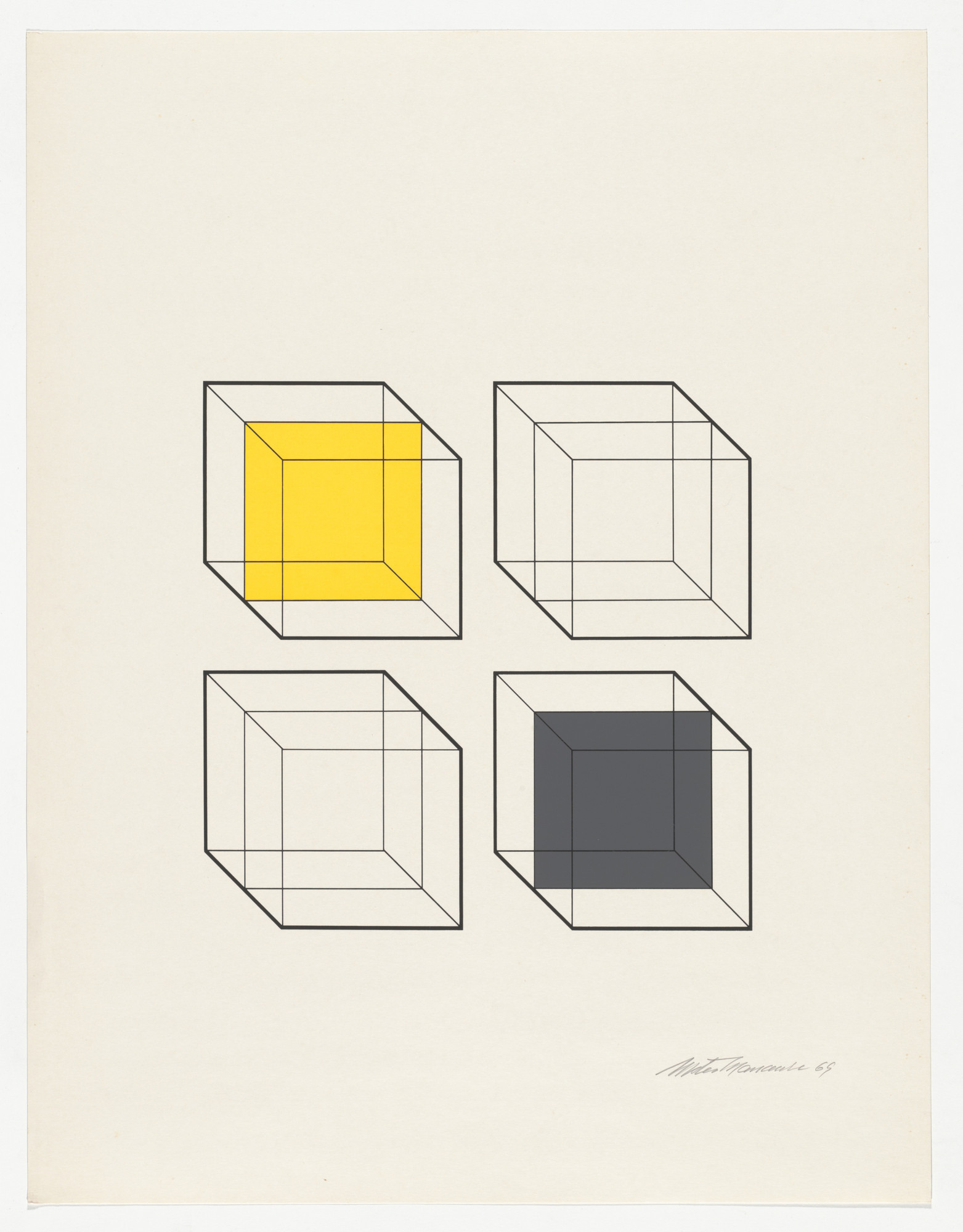 Mateo Manaure. Untitled from an untitled portfolio