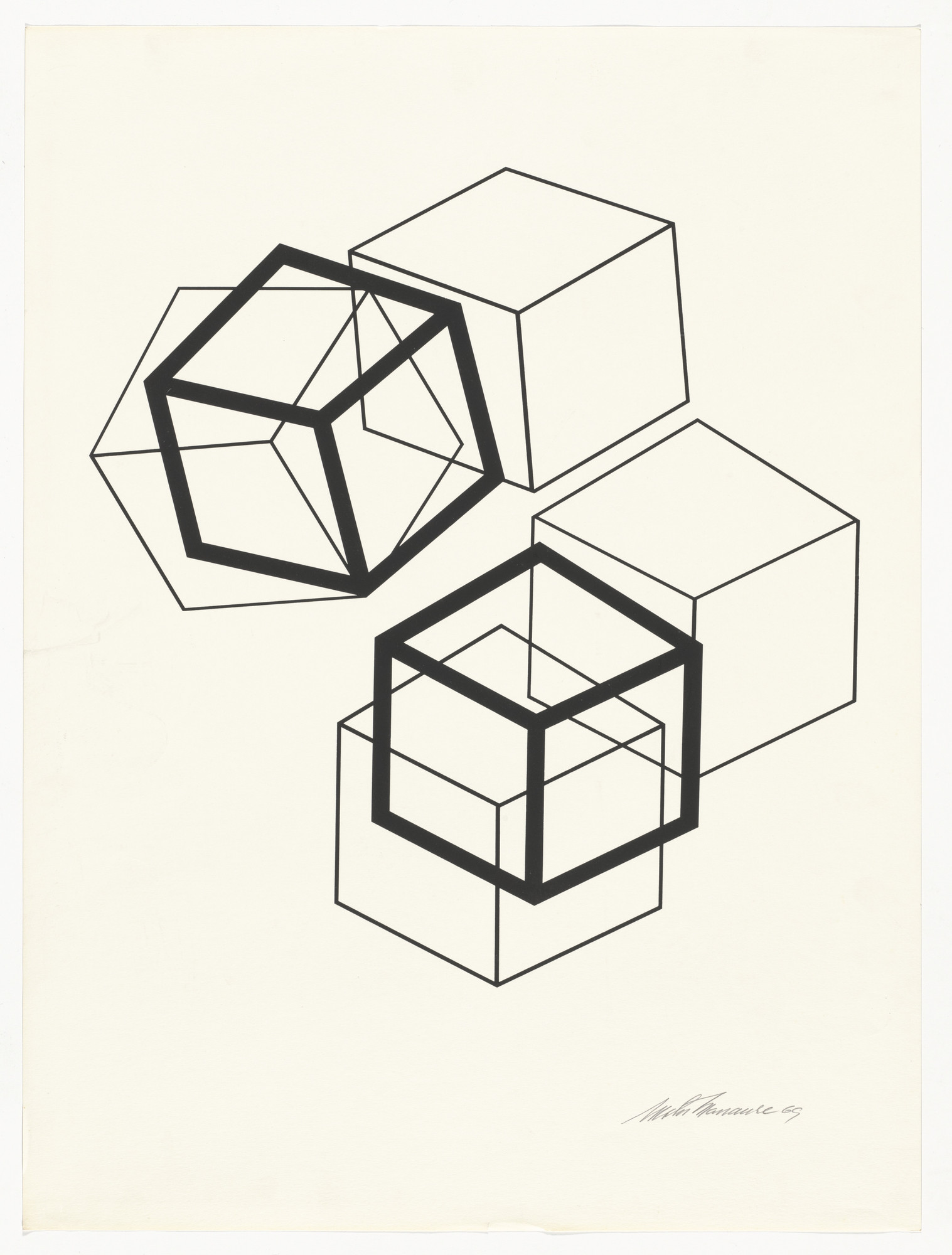 Mateo Manaure. Untitled from an untitled portfolio