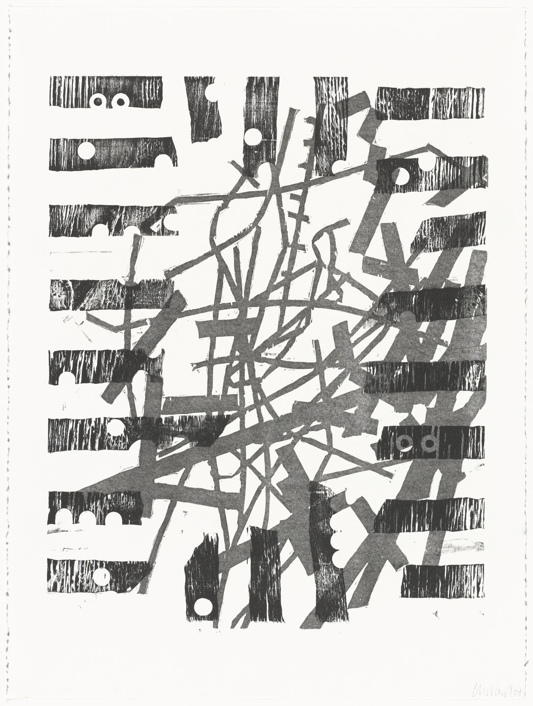 Charline von Heyl. Untitled from Untitled. 2007