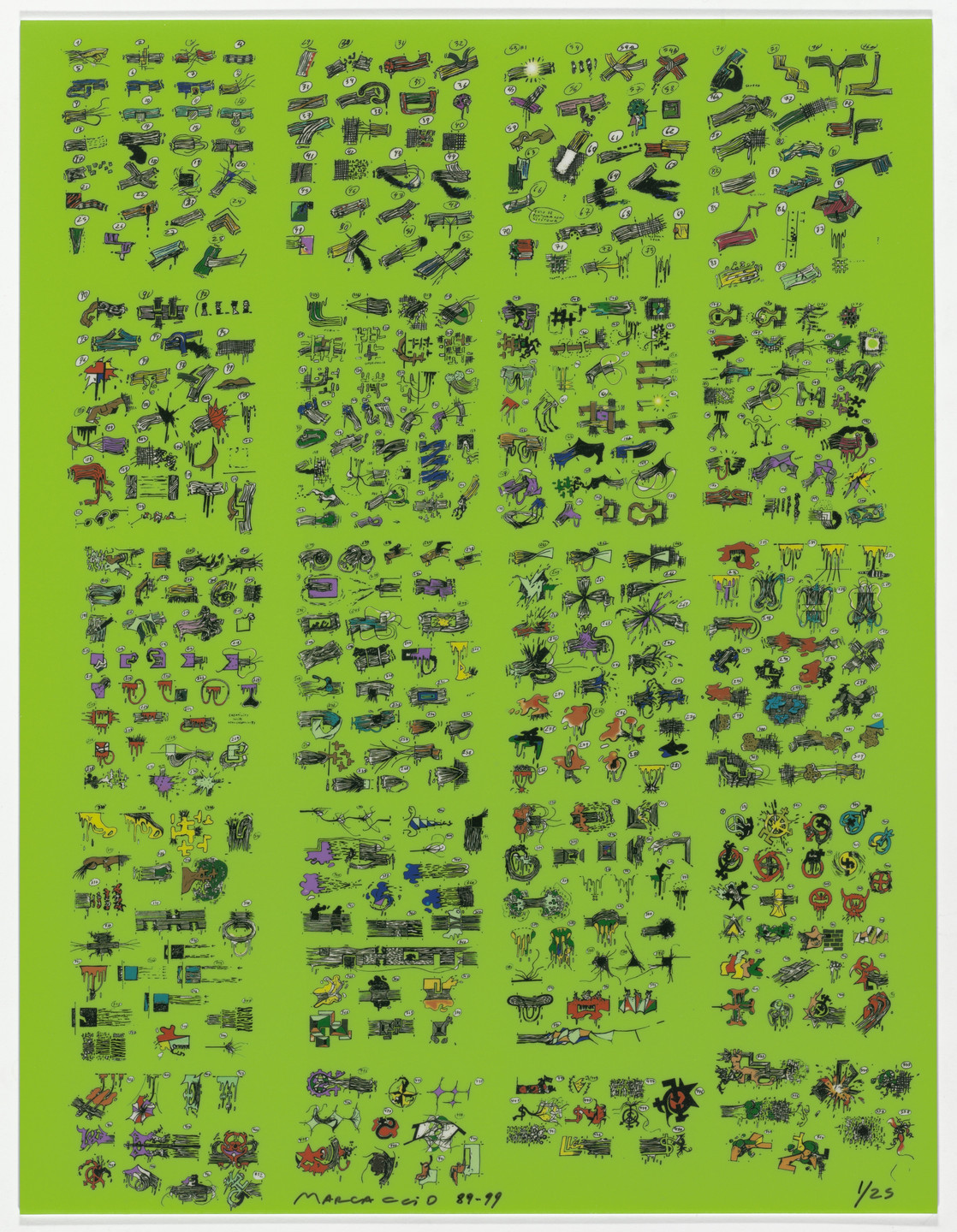 Fabian Marcaccio. 560 Conjectures for a New Paint Management. 1989-99