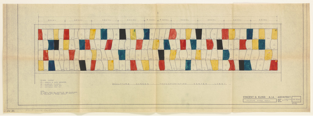 Study for Sculpture for a Large Wall