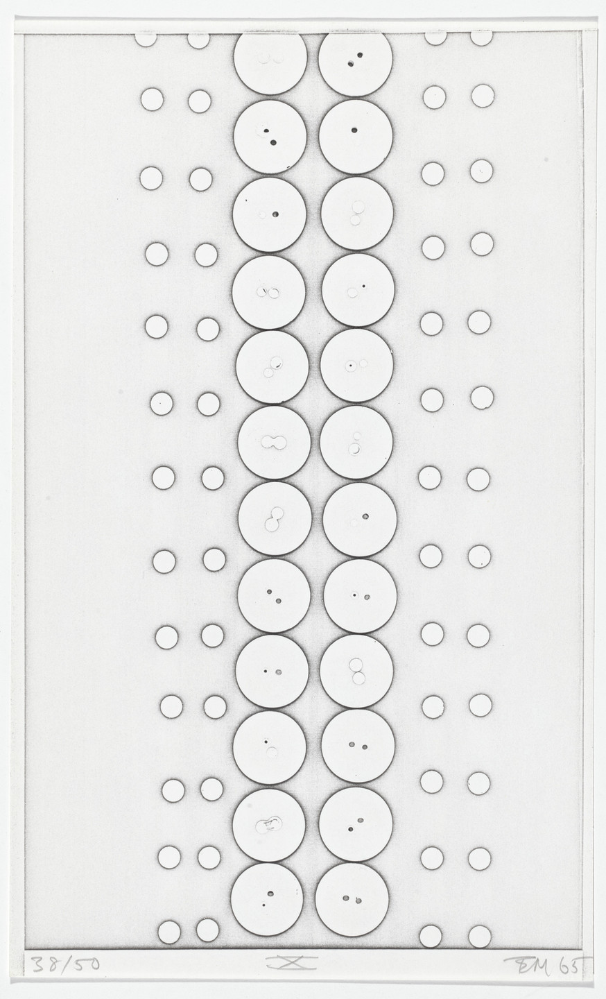 Edward Meneeley. Untitled from Illustrations for Tender Buttons. 1965
