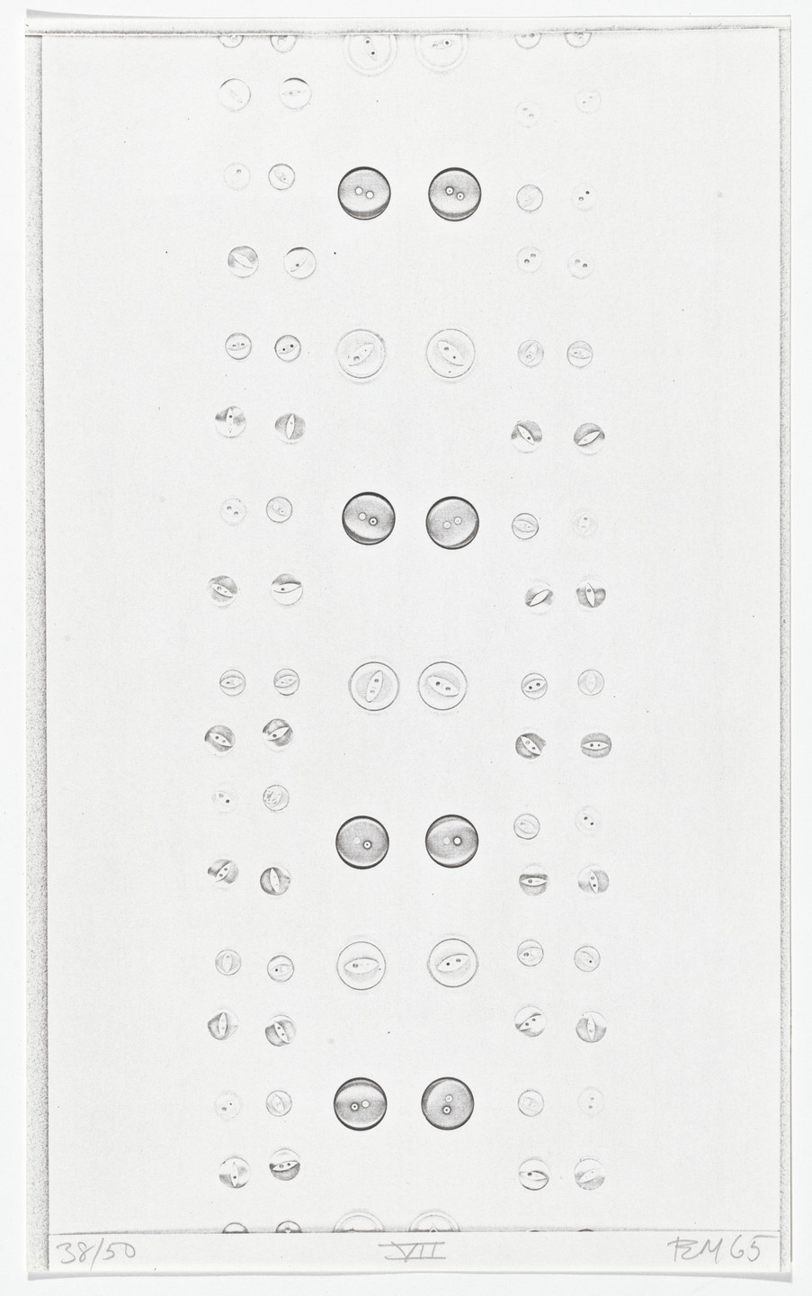 Edward Meneeley. Untitled from Illustrations for Tender Buttons. 1965