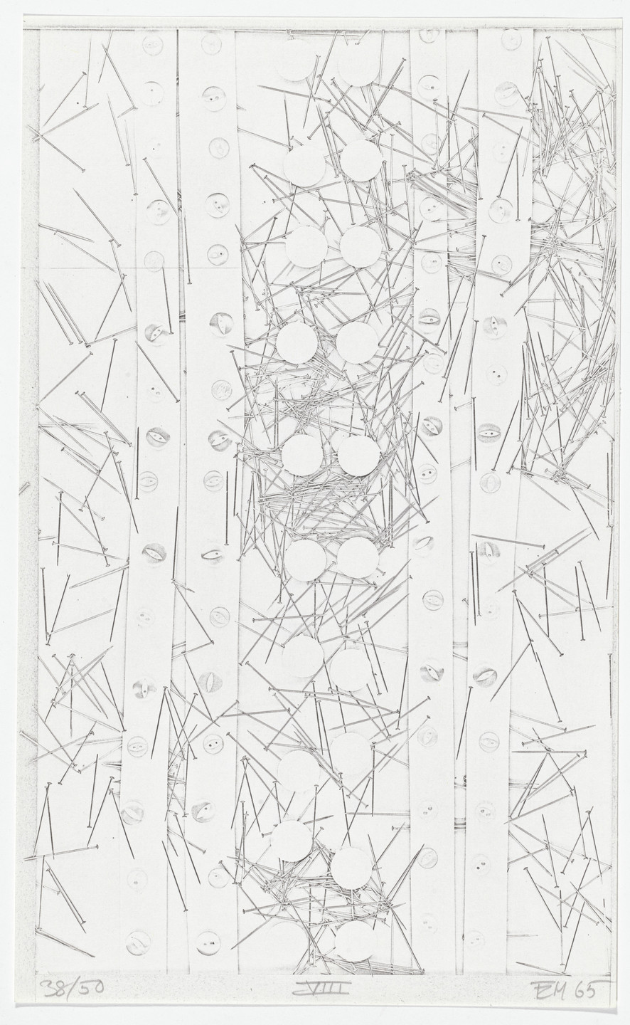 Edward Meneeley. Untitled from Illustrations for Tender Buttons. 1965