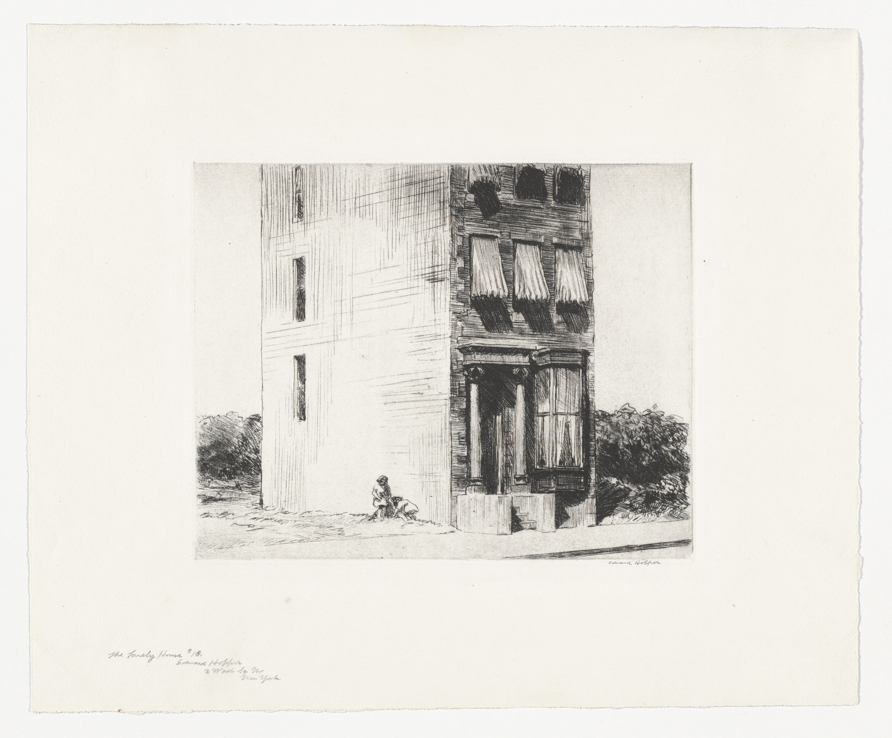 Edward Hopper. The Lonely House. 1922