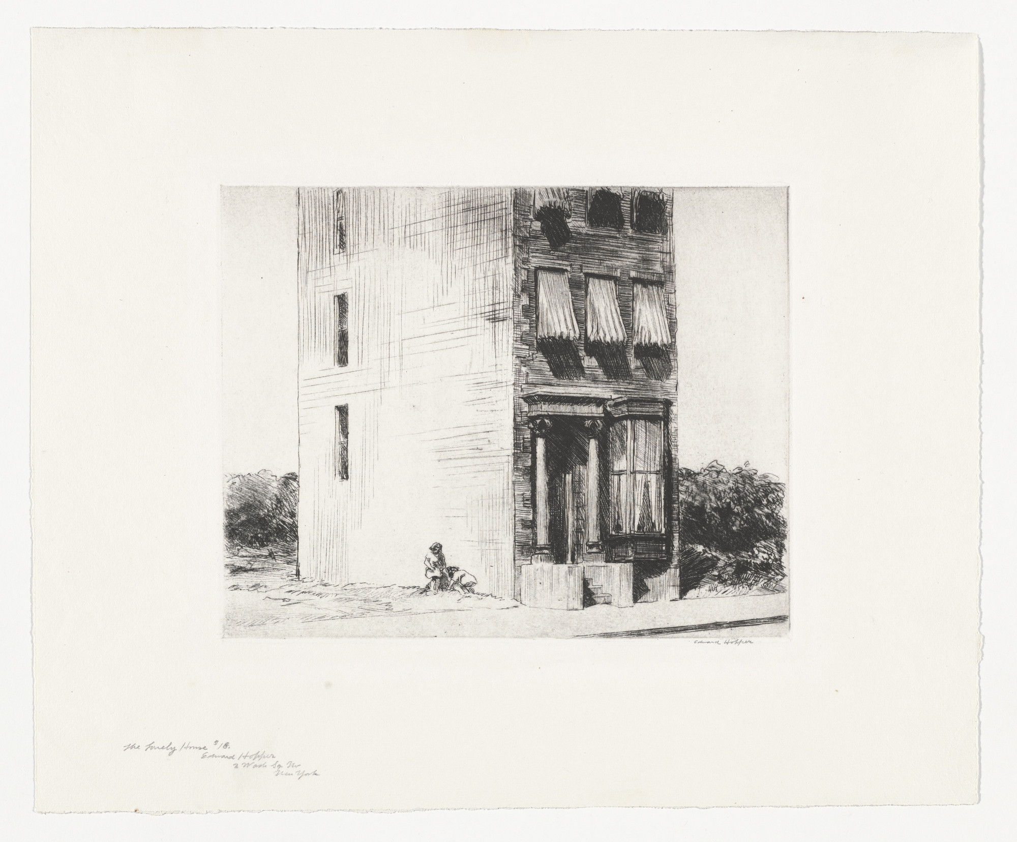 Edward Hopper. The Lonely House. 1922 | MoMA