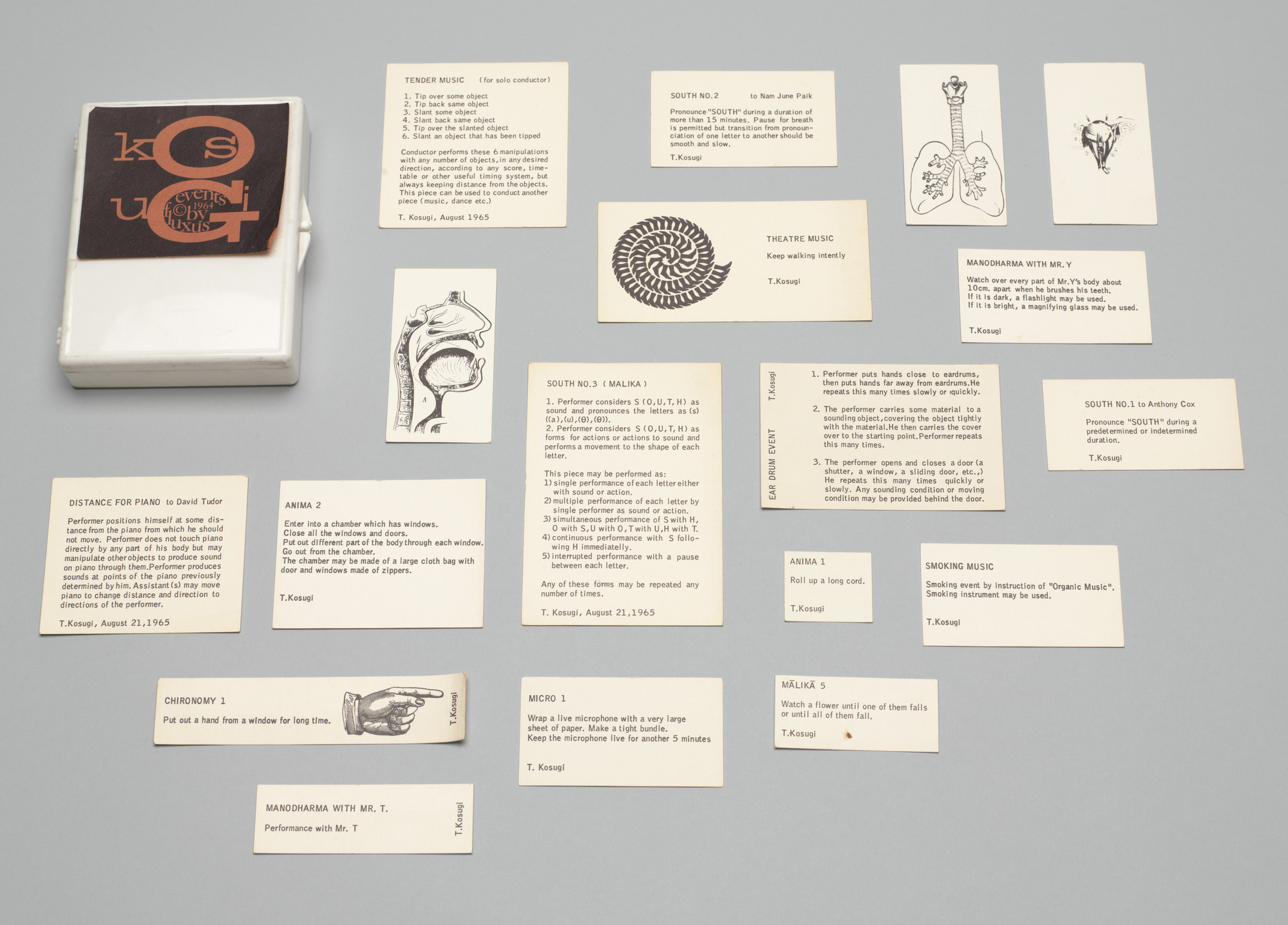 Takehisa Kosugi Events C 1967 Moma