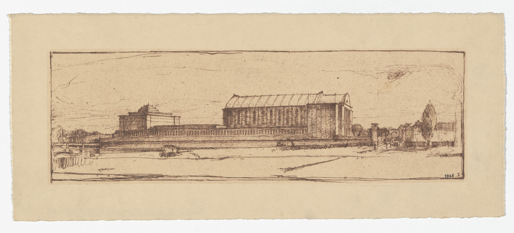 Unidentified architectural sketch