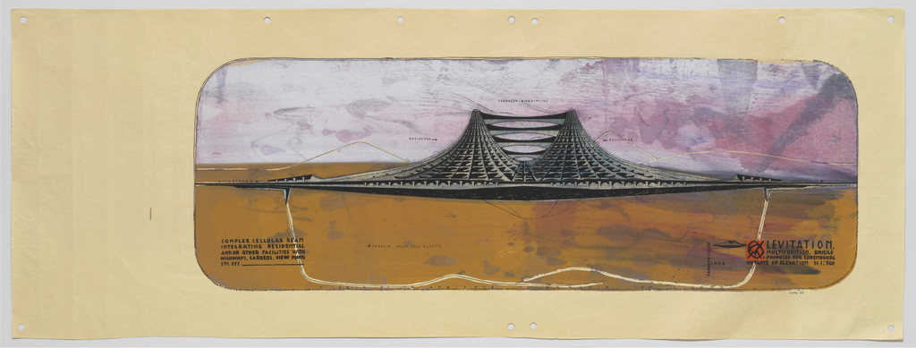 Levitation Multifunction Bridge Project, Luxembourg, Elevation