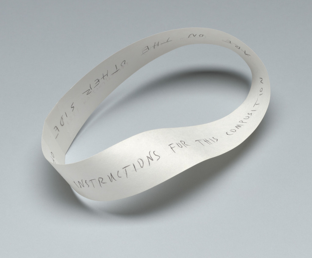 Instructions for This Composition Are on the Other Side of This Strip, Henry Flynt, 1961, reconstructed 1981