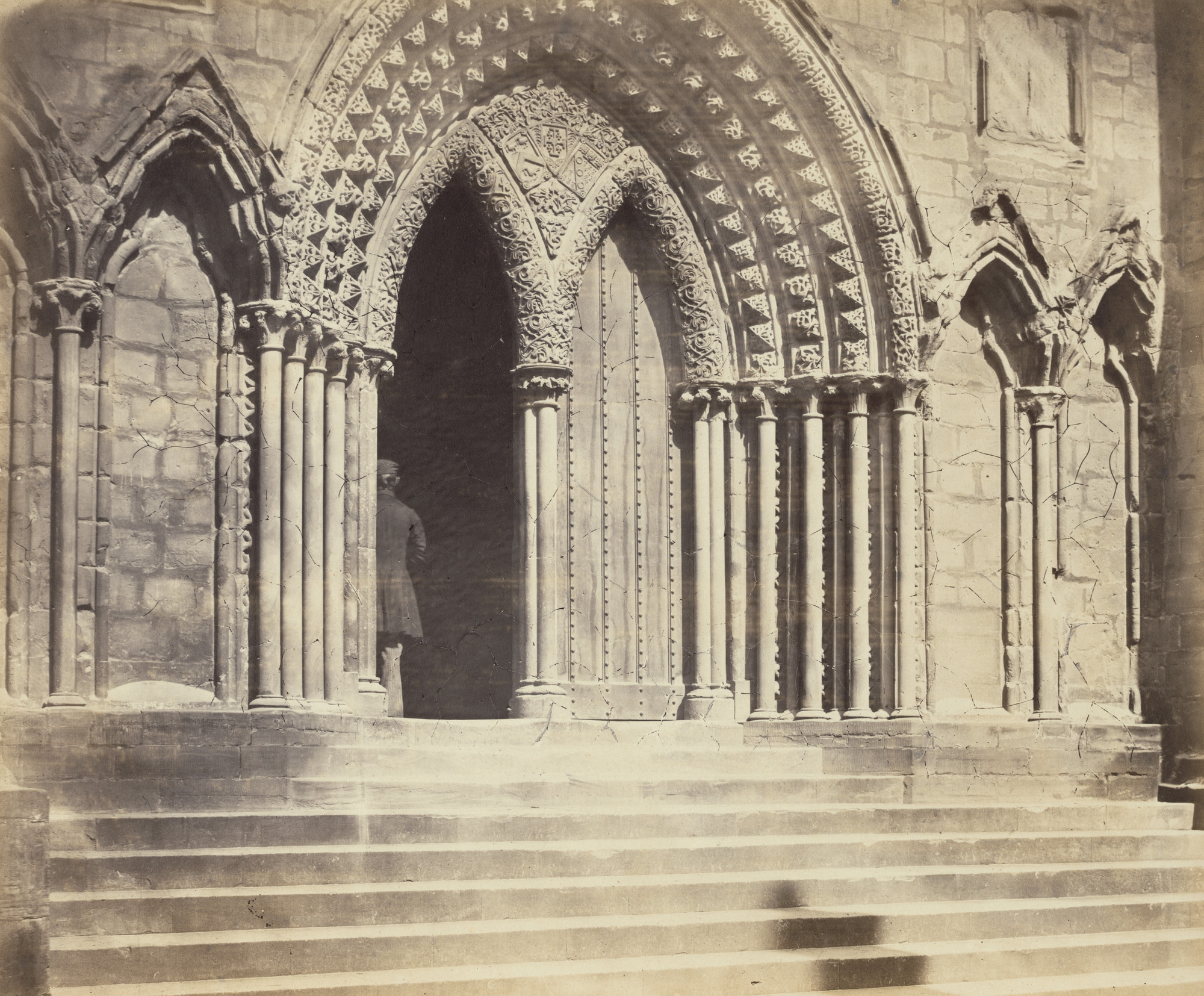 Roger Fenton. Lichfield Cathedral, Porch of the South Transept
