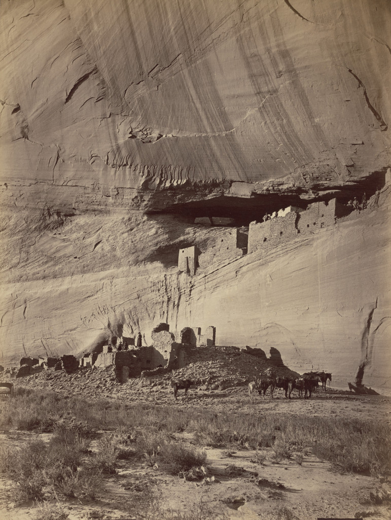 Ruins of the Cliff Dwellings, Canyon de Chelley, Arizona