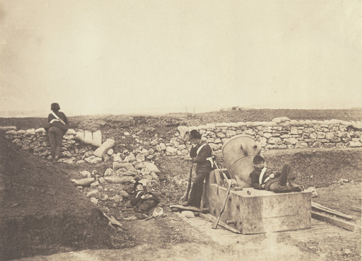 A Quiet Day in the Mortar Battery