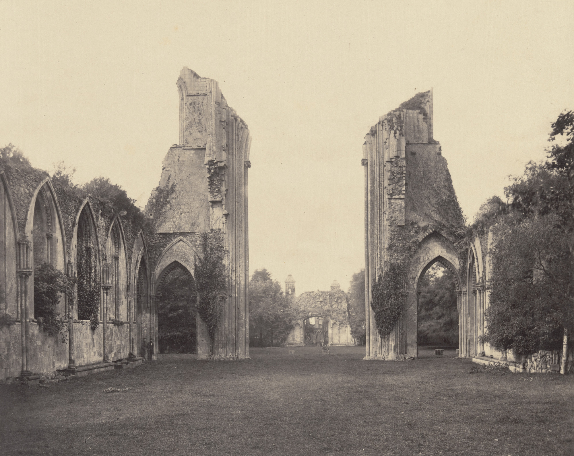 Roger Fenton. Ruins of Glastonbury Abbey