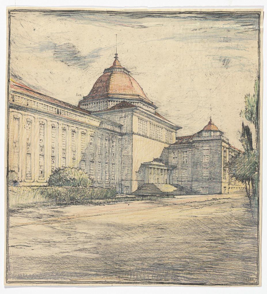 German Hygiene Museum, Dresden (Perspective sketch)