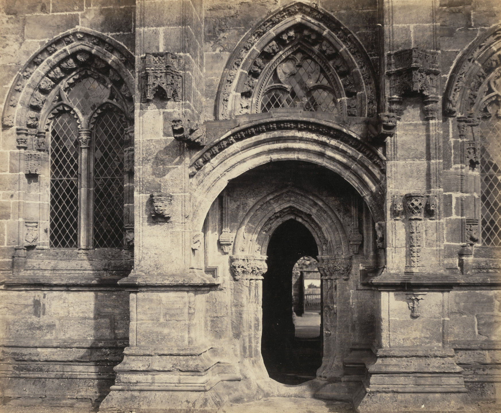 Roger Fenton. Roslin Chapel. 1856