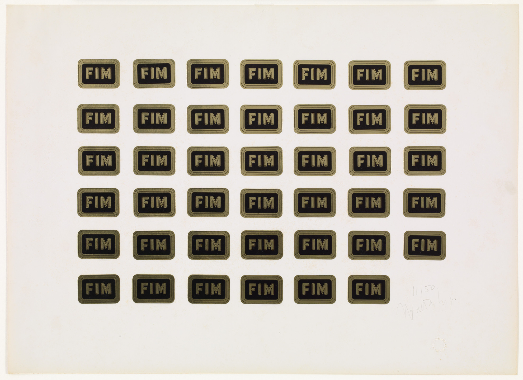 Waltercio Caldas. End (Fim). (1973)