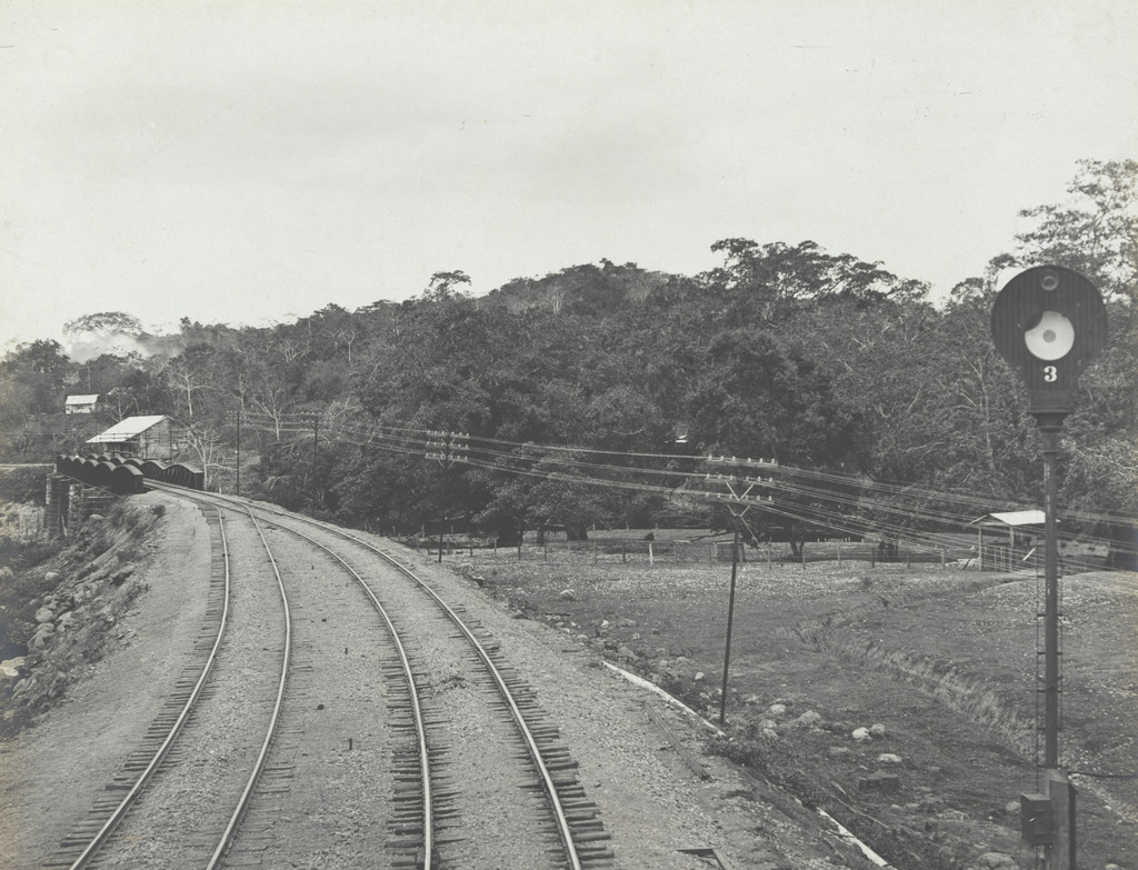 Panama R.R. and Barbacoas Bridge. Looking north