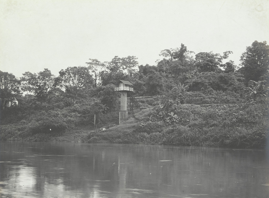 Fluviograph Sta. View from Chagres River