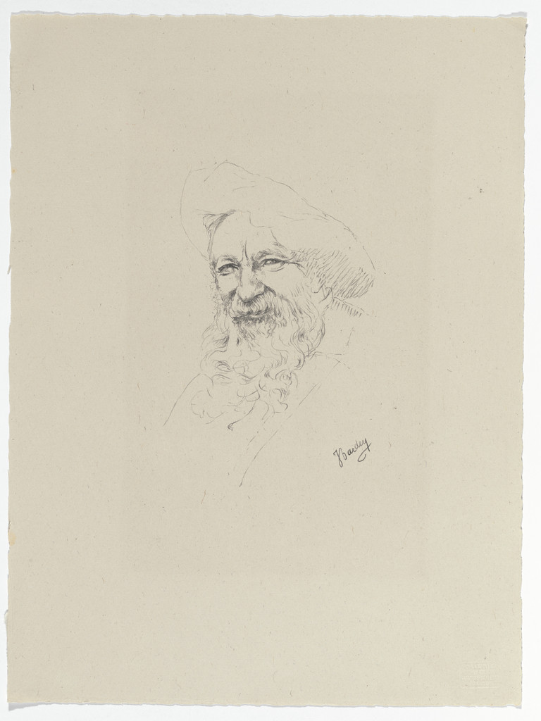 Rodin from Essai dur l'histoire de la lithographie en France. Les Peintures lithographes de Manet à Matisse. Album de lithographies originales.