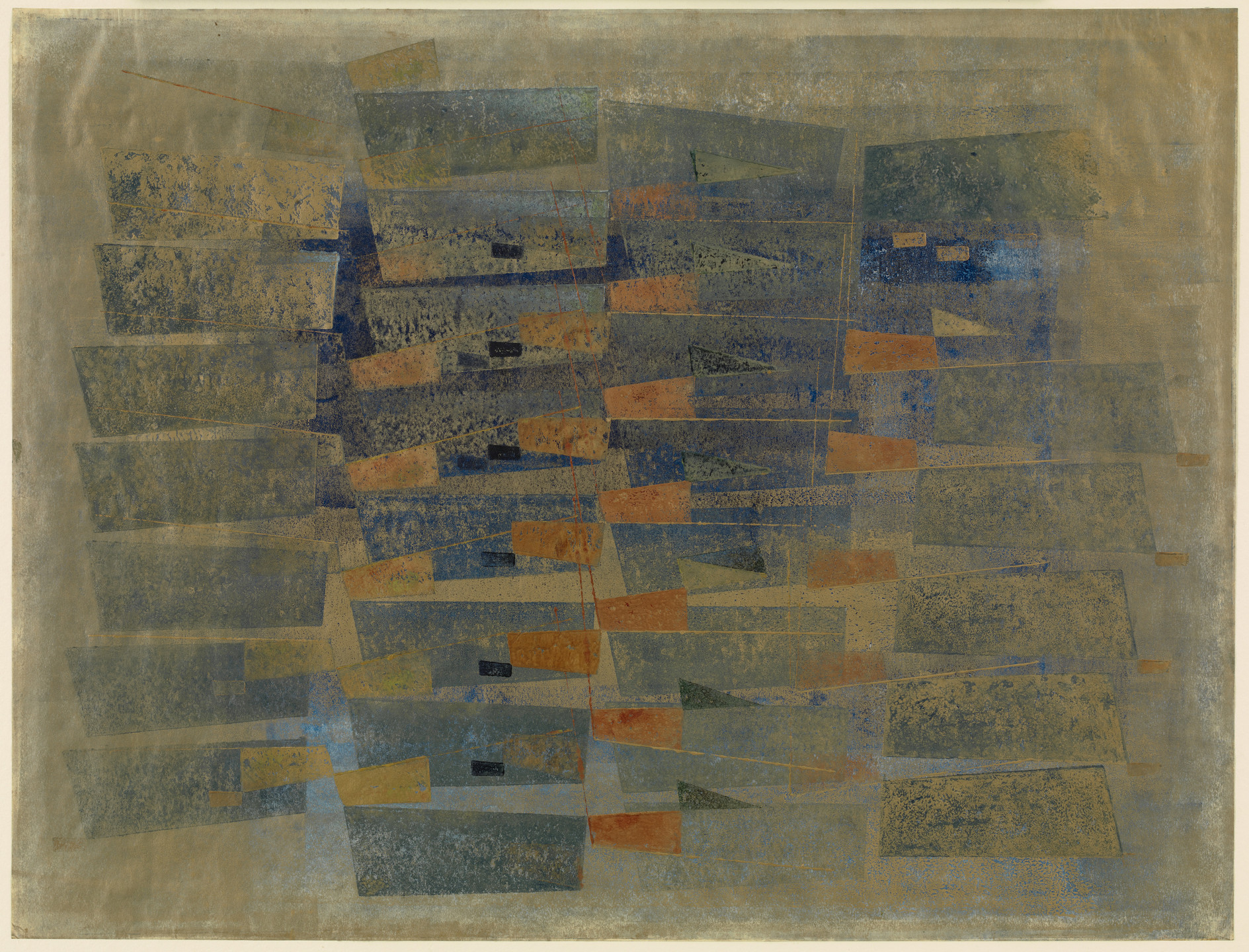 Harry Bertoia. Composition. 1943