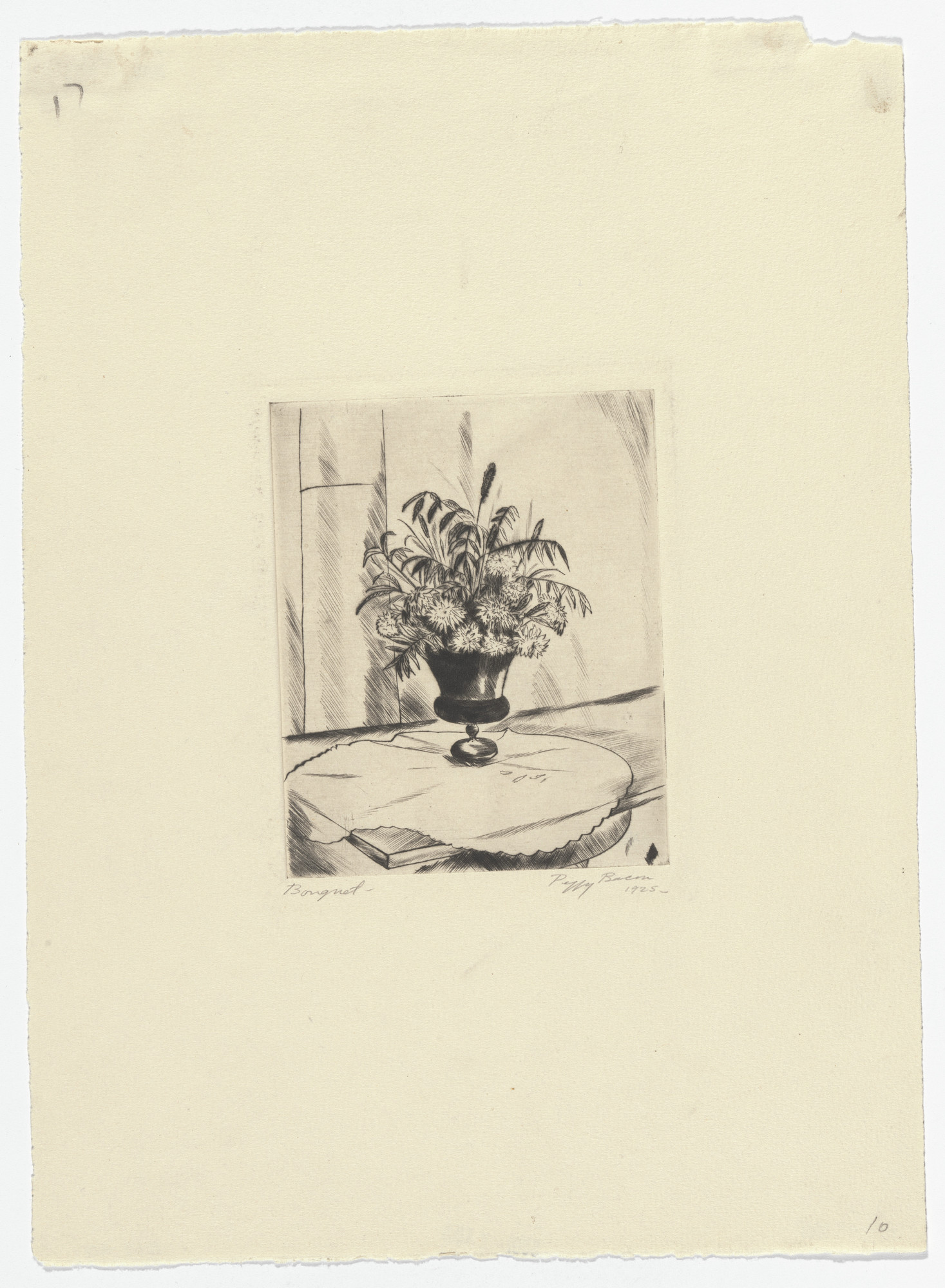 Peggy Bacon. Bouquet