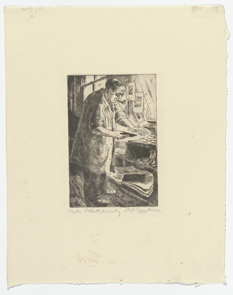 Peter Platt Printing, Peggy Bacon, 1929