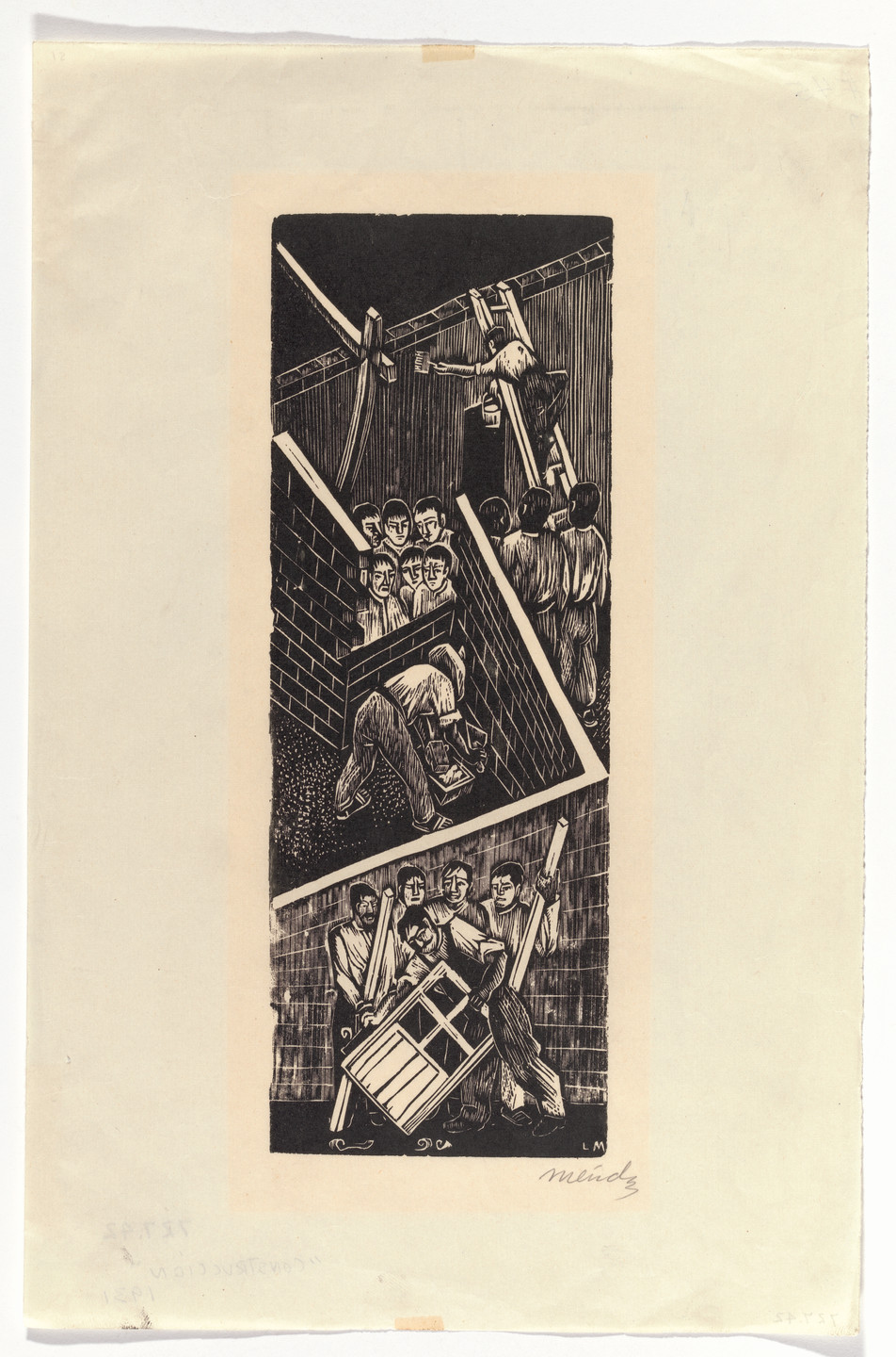 Leopoldo Méndez. Construction. 1931
