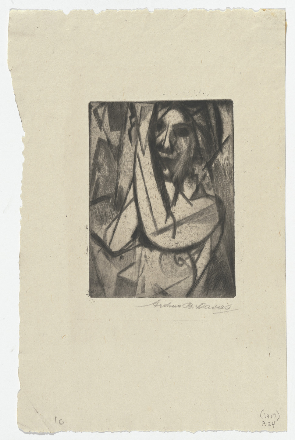 Arthur B. Davies. Arms Up. 1916