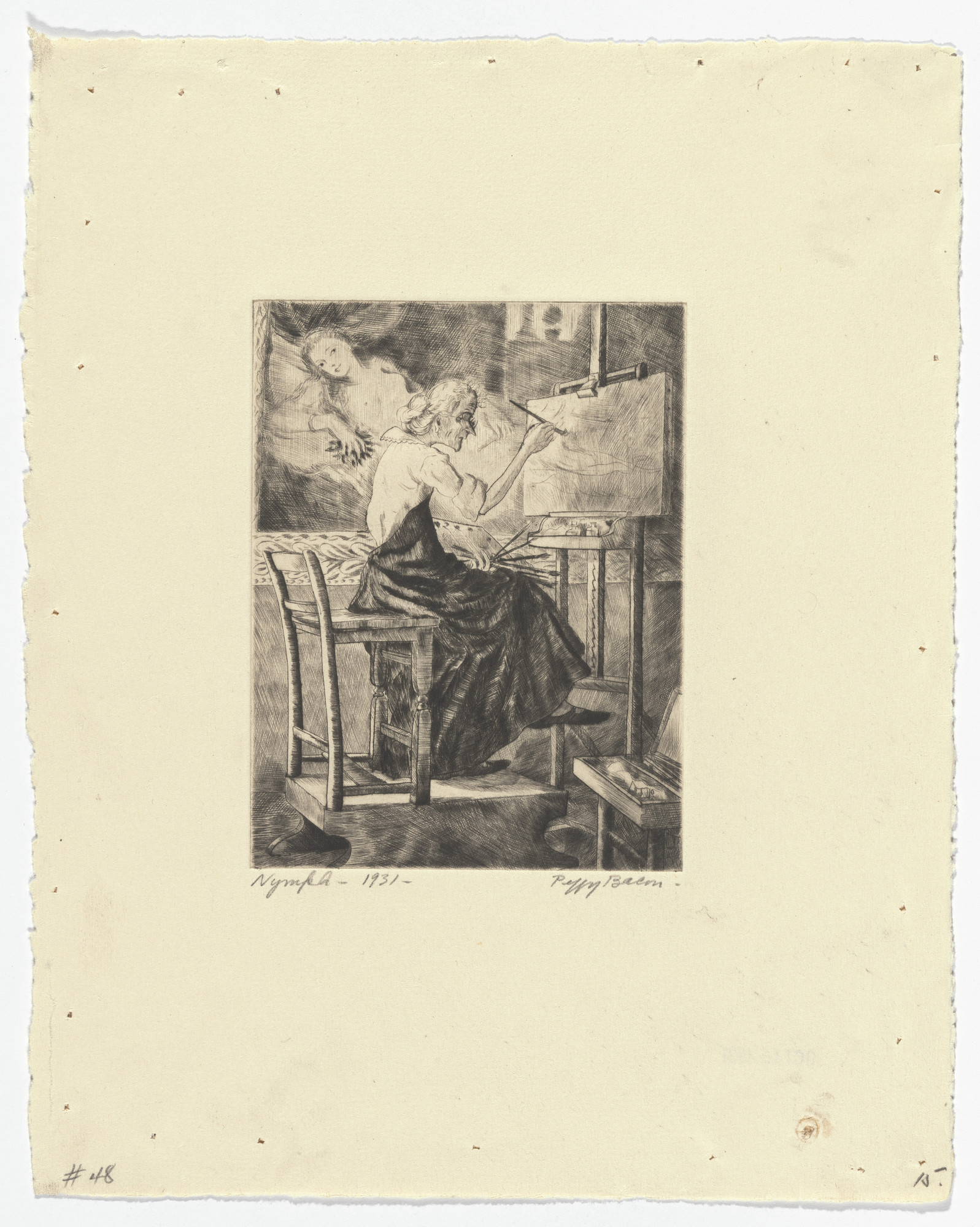 Peggy Bacon. Nymph