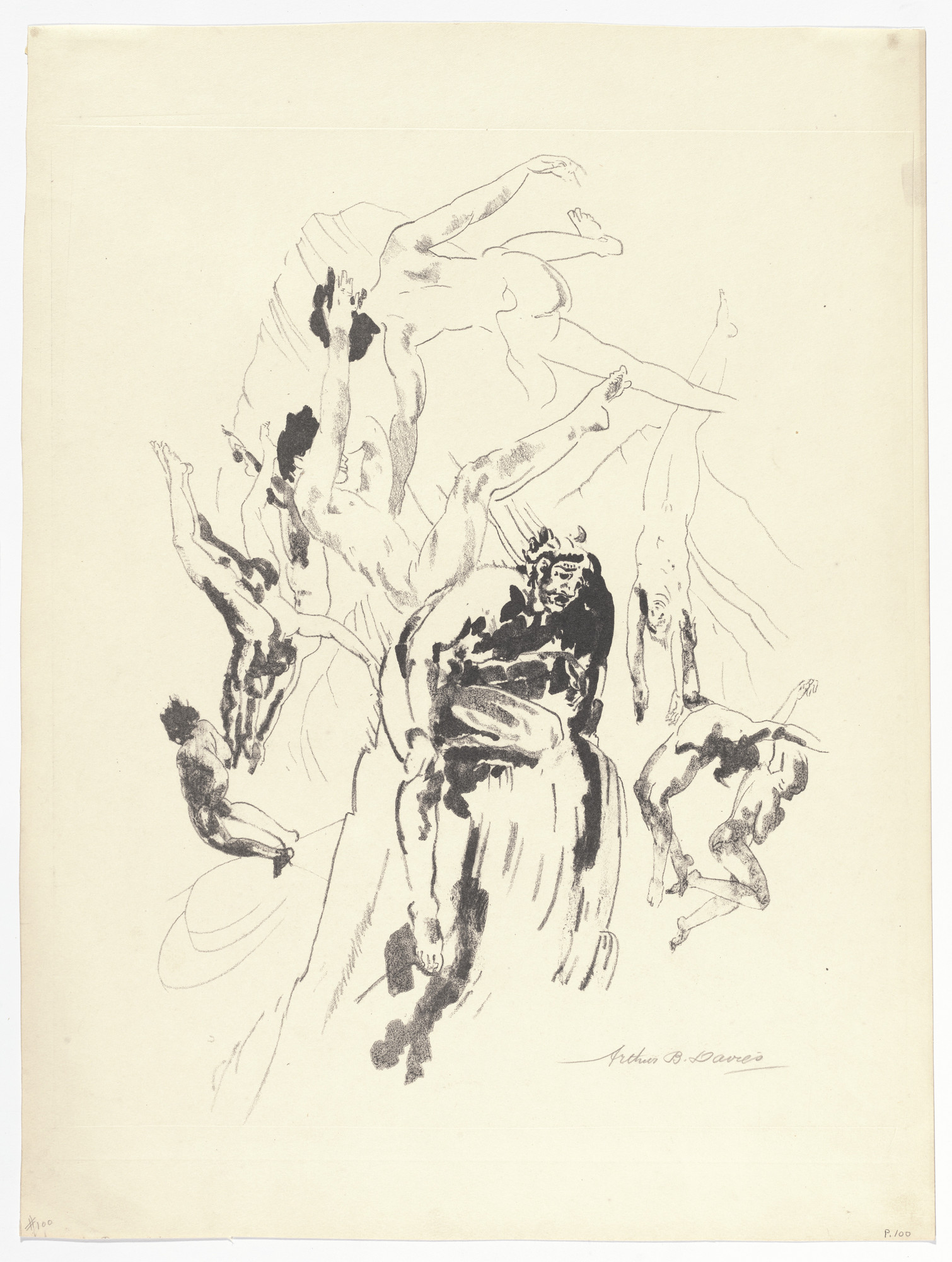 Arthur B. Davies. Bird Men