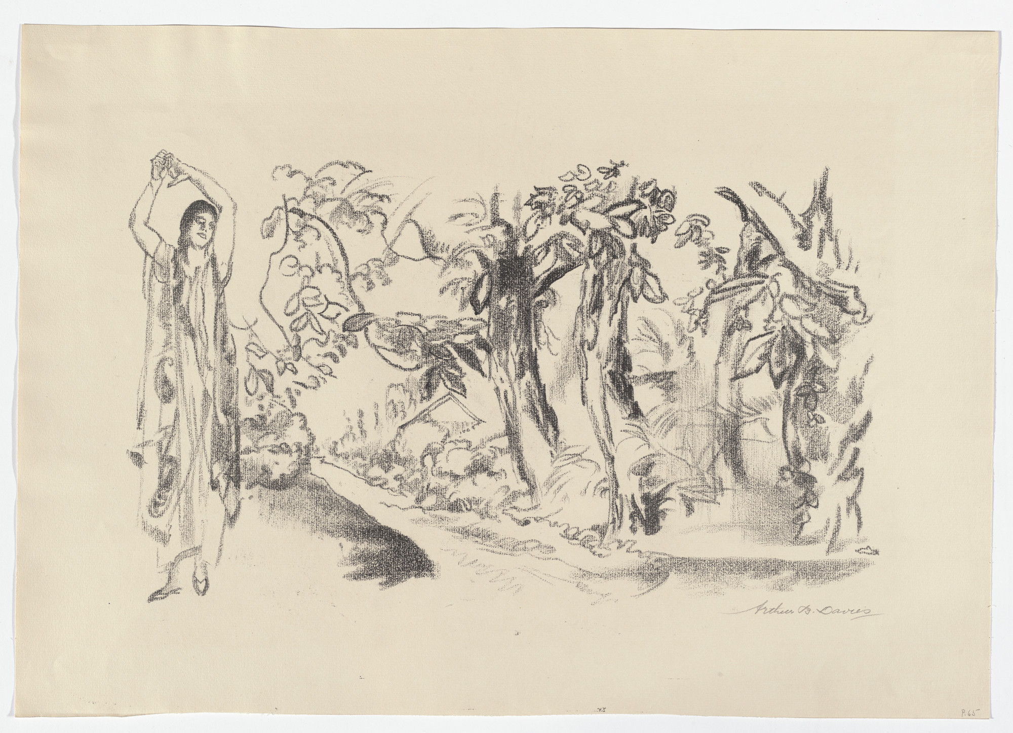 Arthur B. Davies. Hickory Grove