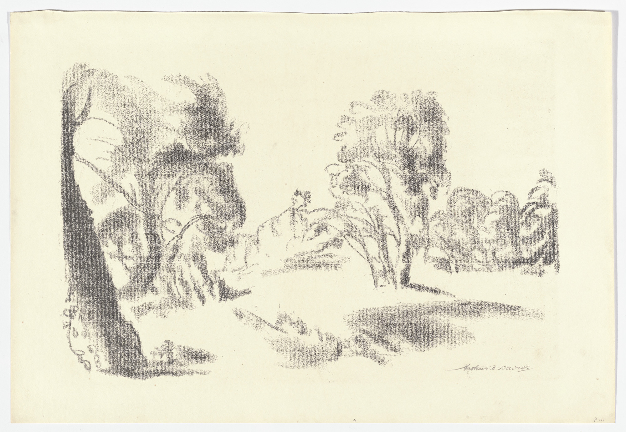Arthur B. Davies. Rock Pastures