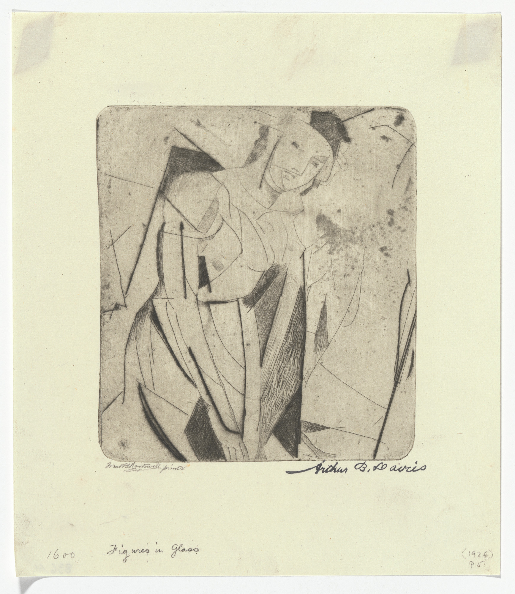 Arthur B. Davies. Figure in Glass