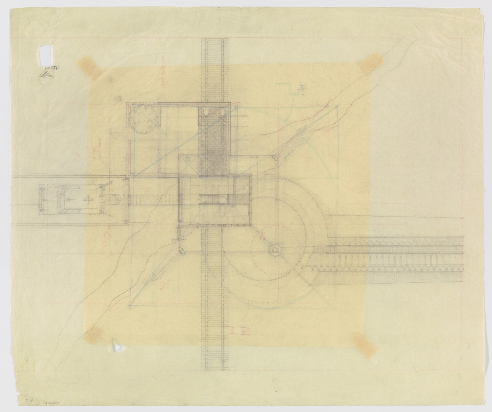 Douglas Darden. Oxygen House Project (Plan). 1988