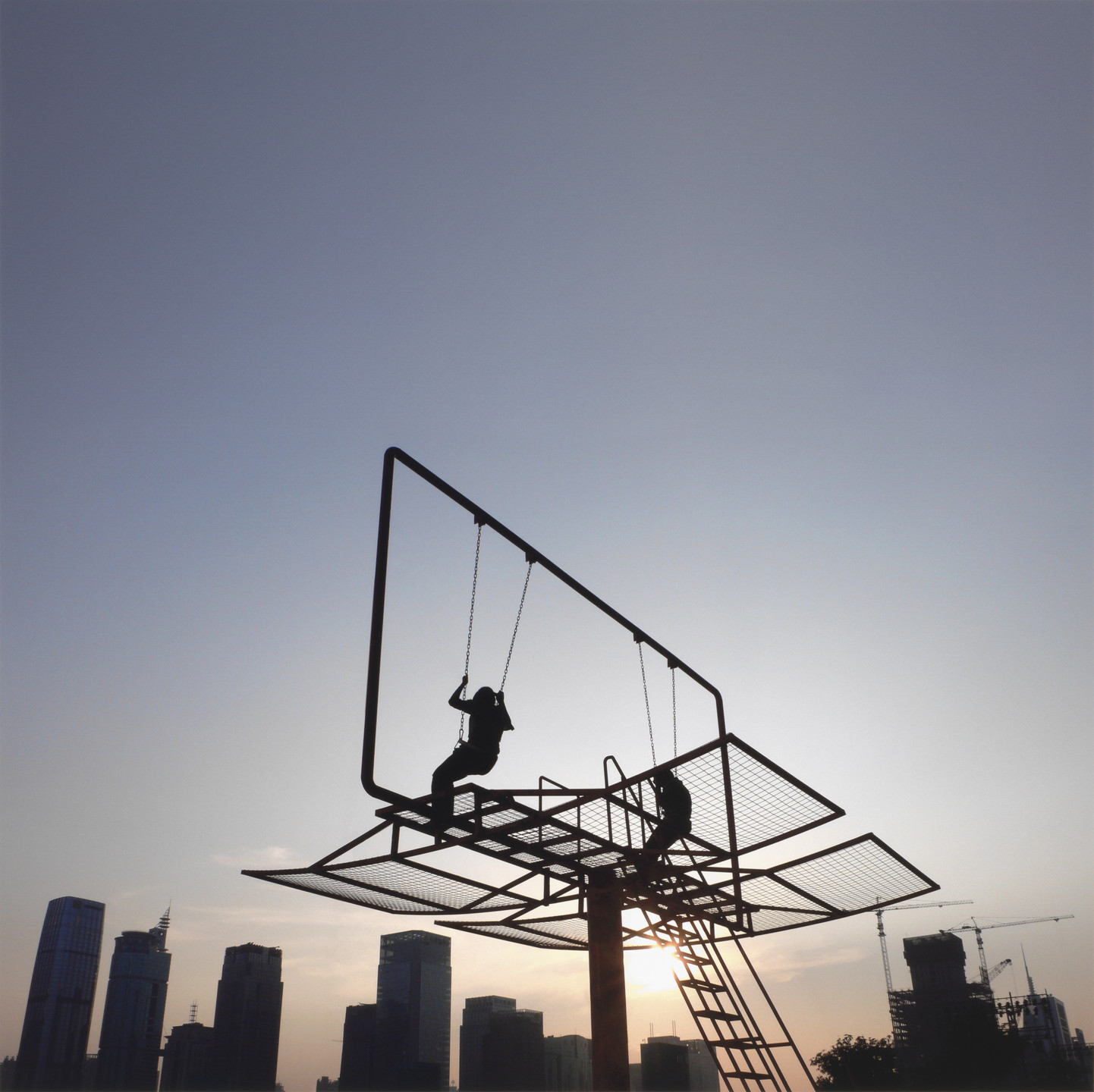 Didier Faustino. Double Happiness (Photograph of the installation at the Shenzhen-Hong Kong Bi-City Biennale of Urbanism and Architecture). 2009