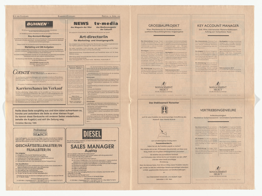 Untitled from the Museum in Progress project Interventions