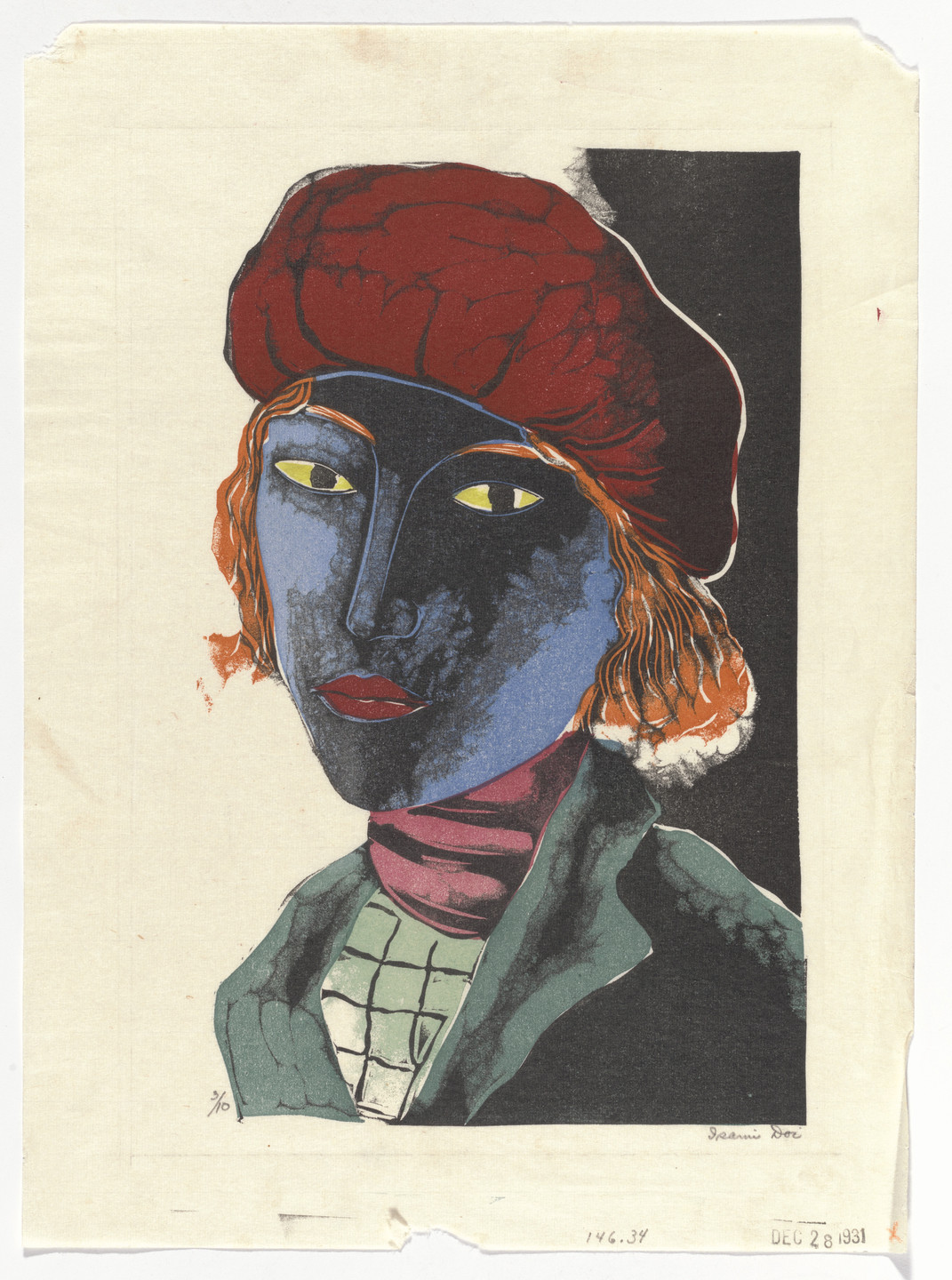 Isami Doi. The Red Beret. c. 1931