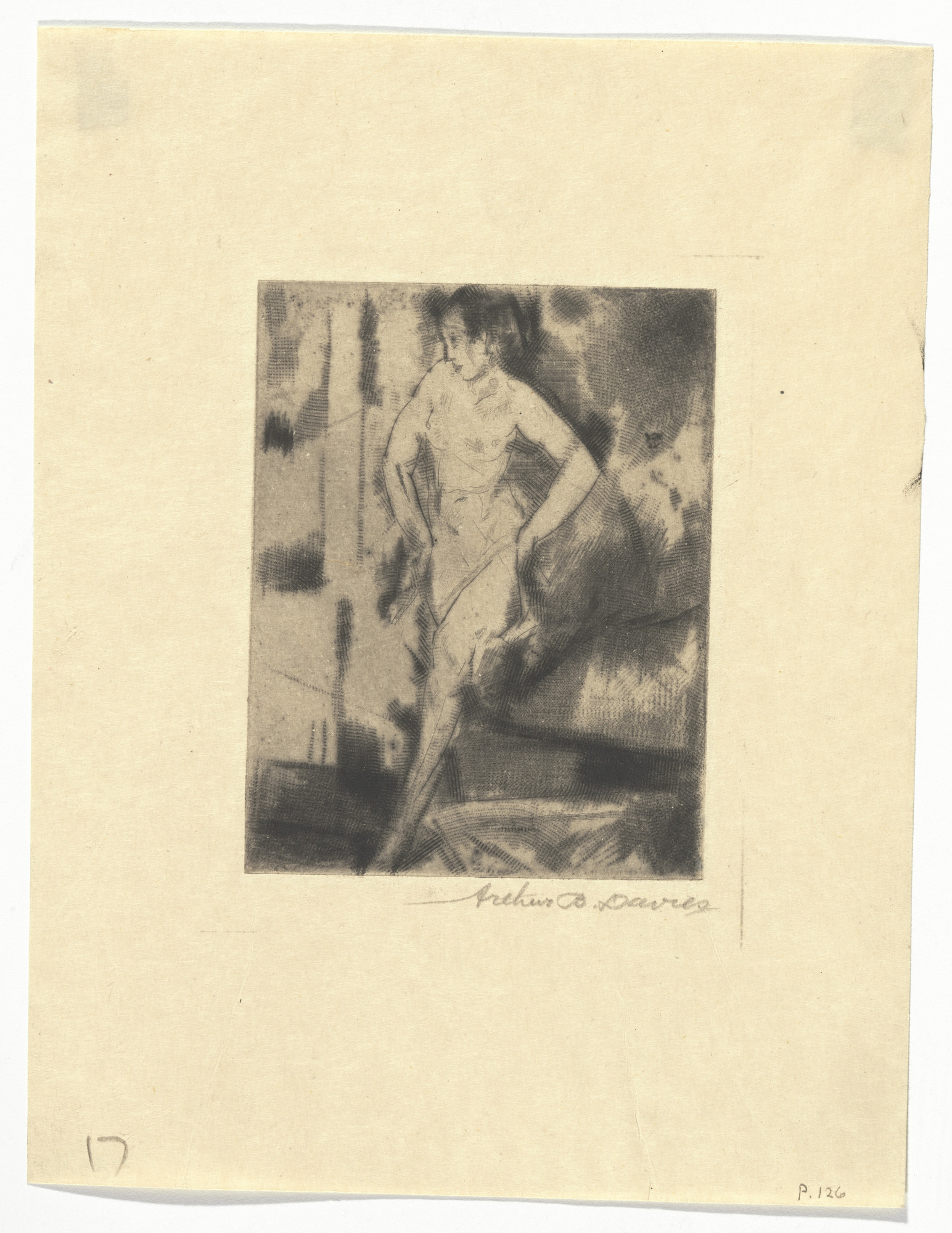 Arthur B. Davies. Girl Running