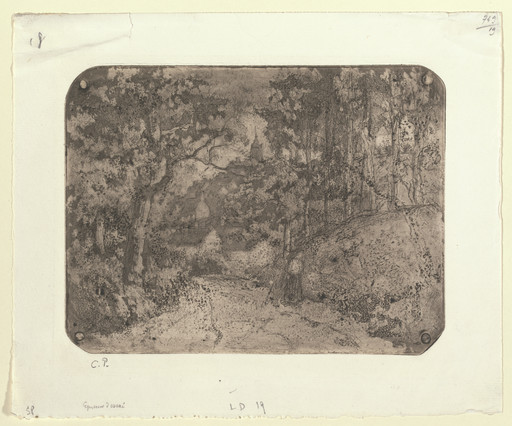 Path through the Woods at Pontoise