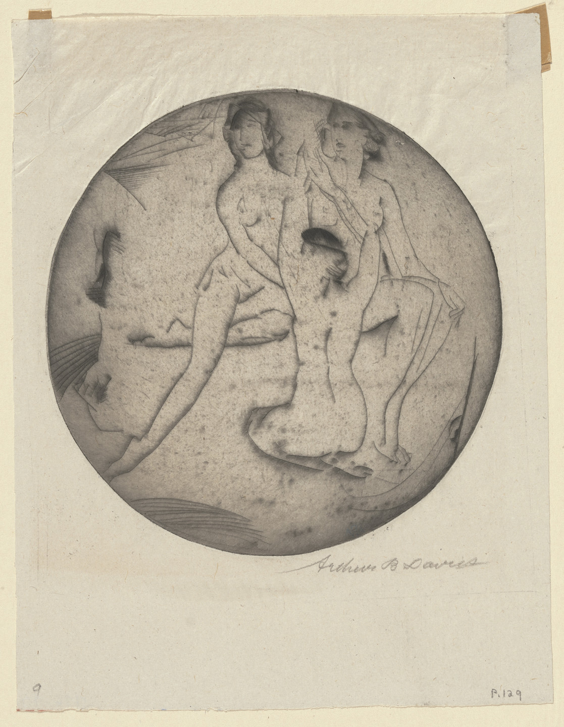 Arthur B. Davies. Lunette. 1917