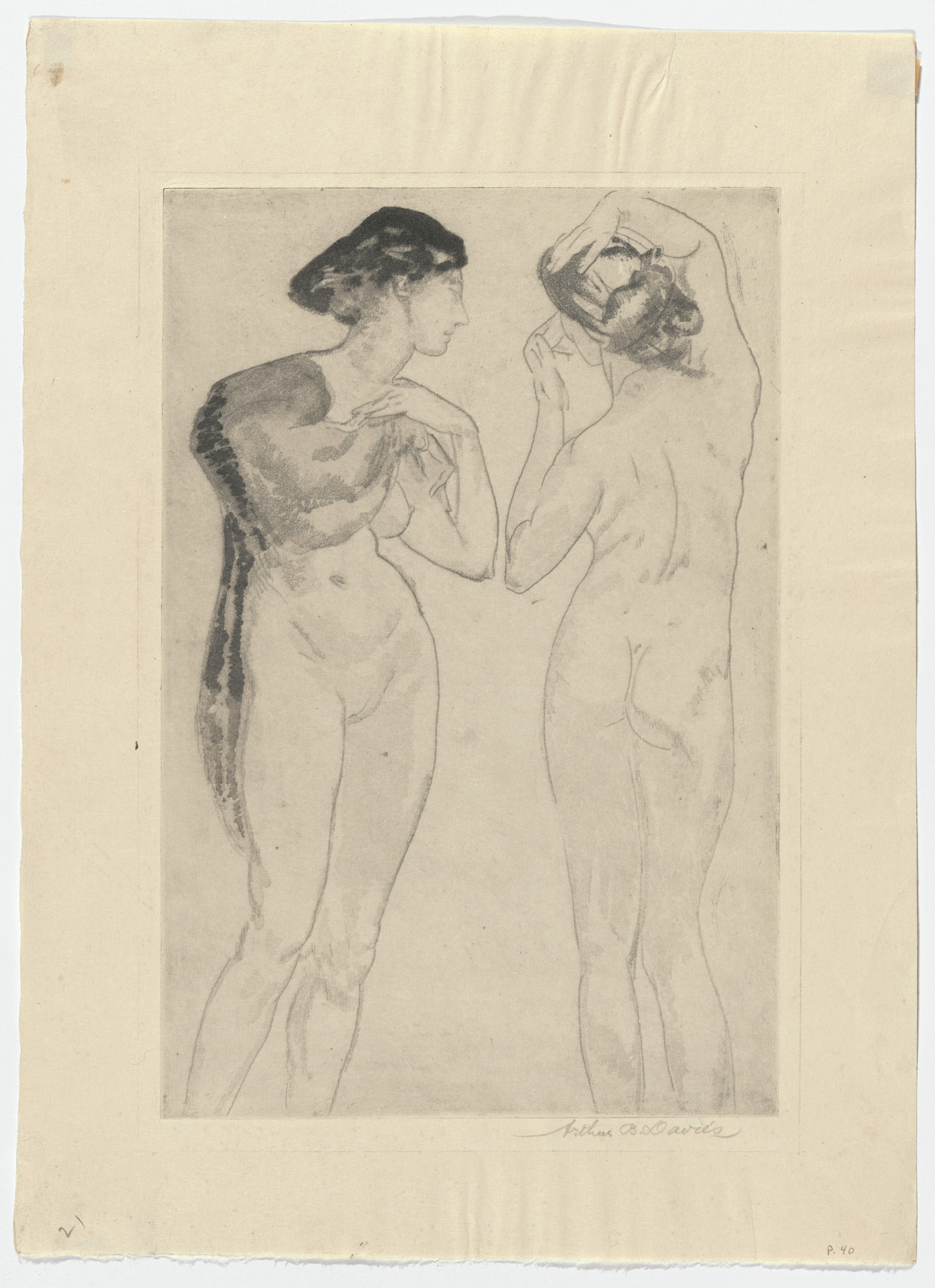 Arthur B. Davies. Greek Robe