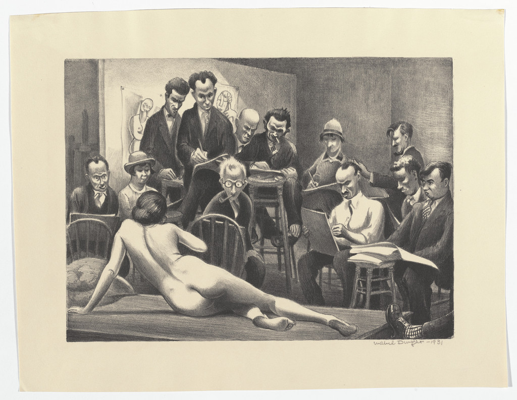 Life Class, Mabel Dwight, 1931