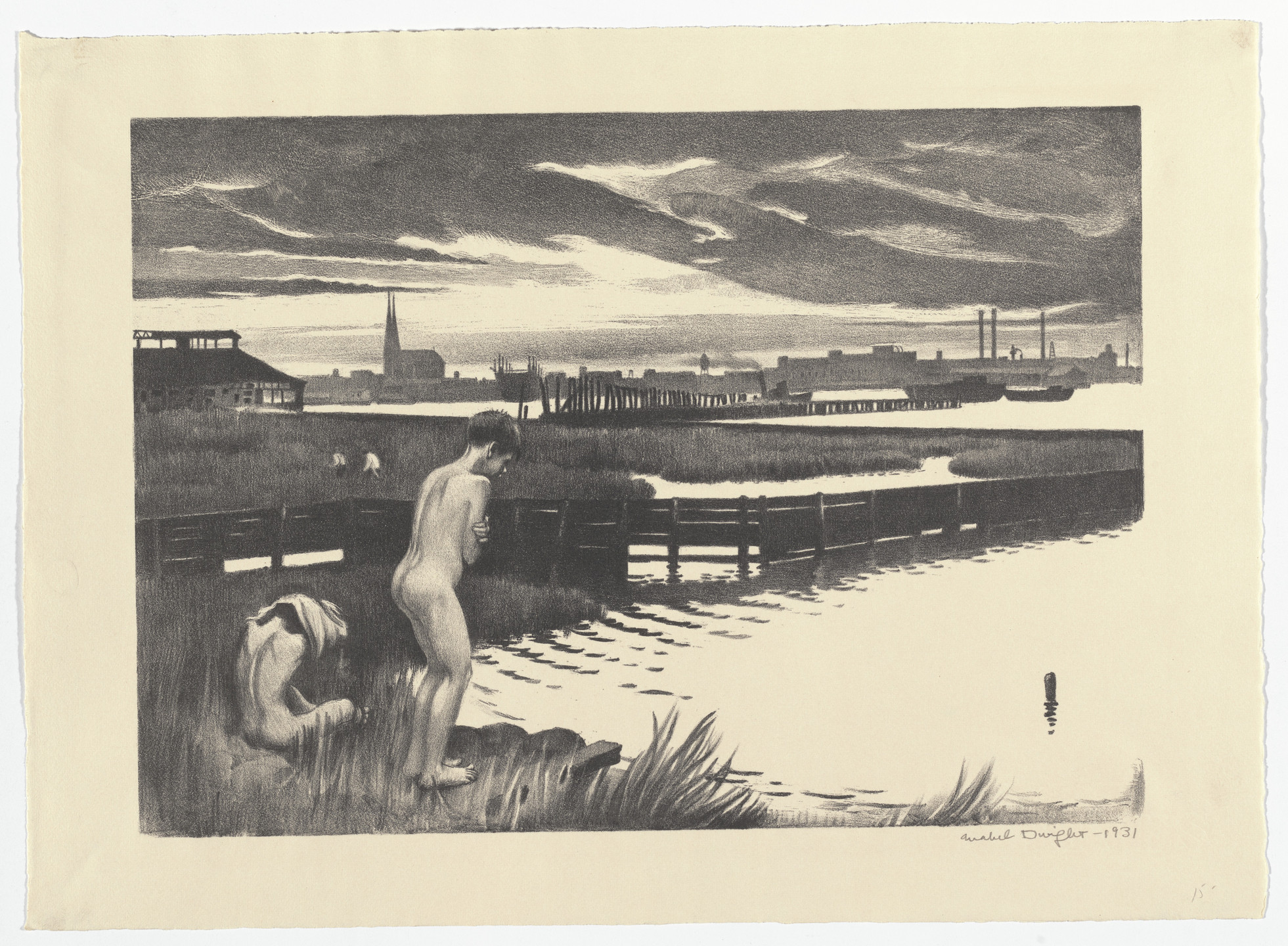 Mabel Dwight. Staten Island Shore. 1931