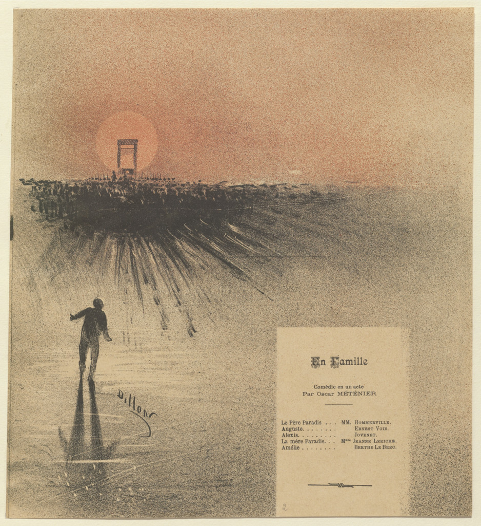 Program for In the Family (En Famille) from The Beraldi Album of Theatre Programs