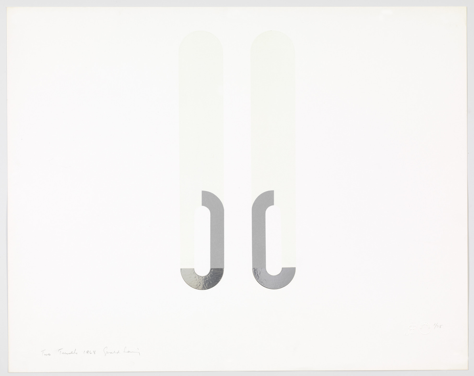 Gerald Laing. Two Tunnels from Witness. 1968