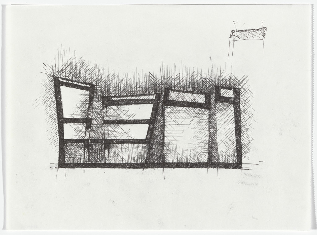 Holy Redeemer Church, San Cristóbal de la Laguna, Tenerife, Spain, Elevation sketch