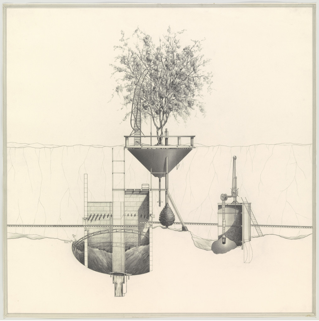 Oxygen House Project (Section, elevation)