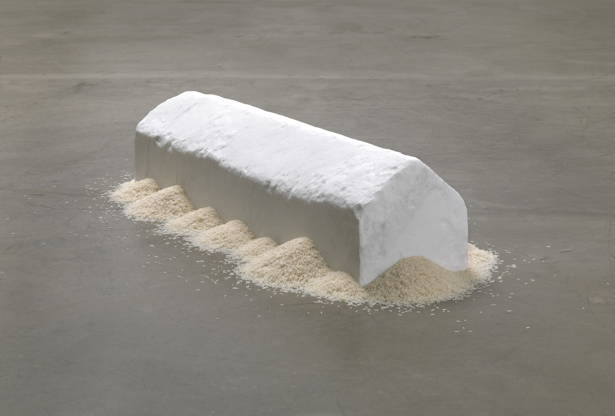 Wolfgang Laib. Rice House. 1988